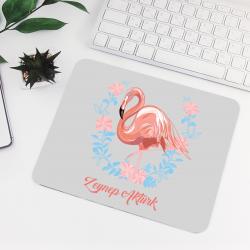 Personalized Flamingo Design Mouse Pad