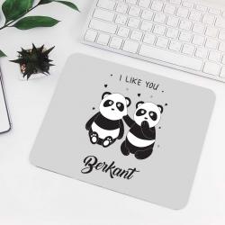Personalized Panda Design Mouse Pad